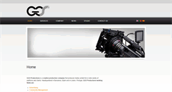Desktop Screenshot of ggsproductions.com